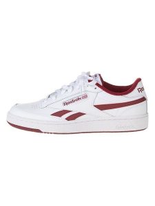 Reebok Skórzane sneakersy "Club C Revenge" w kolorze biało-czerwonym rozmiar: 44,5. Białe trampki Reebok, bez wzorów, bez zapięcia. Za 229,26 zł.