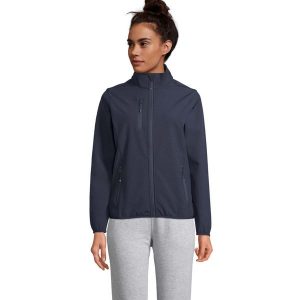 Damska Kurtka Soft Shell Falcon Zapinana Na Zamek Błyskawiczny. Niebieskie kurtki SOL'S, l, bez wzorów, bez kaptura. Za 227,99 zł.
