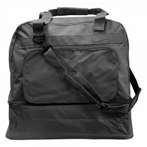Torba sportowa Softee Equipo. Czarne torby podróżne i sportowe SOFTEE, bez wzorów, z poliesteru. Za 165,99 zł.