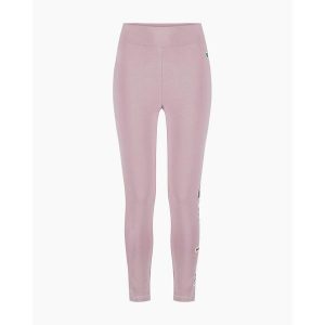 Legginsy damskie Champion Rochester Logo. Czerwone legginsy Champion, bez wzorów. Za 172,00 zł.