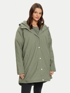 Roxy Kurtka przeciwdeszczowa Rain Road ERJJK03608 Zielony Regular Fit. Zielone kurtki Roxy, m, bez wzorów, z syntetyku, bez kaptura. Za 369,99 zł.