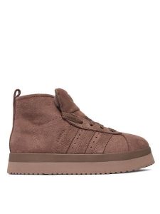 Adidas Śniegowce Campus 00s Winter Mid JR3736 Brązowy. Brązowe buty zimowe ADIDAS, ze skóry, bez obcasa, bez zapięcia. Za 649,99 zł.