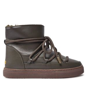 Śniegowce Inuikii. Zielone buty zimowe Inuikii, bez obcasa, bez zapięcia. Za 959,99 zł.