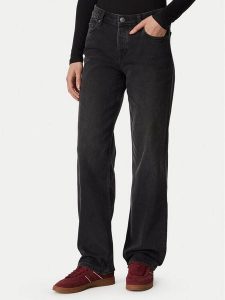Tommy Jeans Jeansy Sophie DW0DW23586 Czarny Straight Fit. Czarne jeansy Tommy Jeans, bez wzorów, z bawełny. Za 329,99 zł.