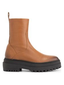 Mysa Skórzane botki "Hyacinthus" w kolorze jasnobrązowym rozmiar: 40. Brązowe botki Mysa, bez wzorów, bez obcasa, bez zapięcia. Za 308,91 zł.