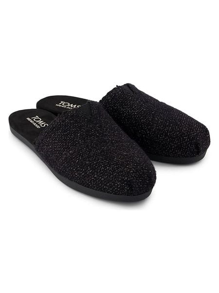 TOMS Klapki w kolorze czarnym rozmiar: 38. Czarne klapki Toms, bez wzorów, bez obcasa. Za 129,95 zł.