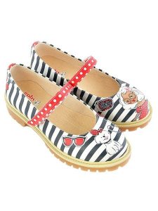 Goby Skórzane baleriny w kolorze czarno-białym rozmiar: 40. Białe balerinki Goby, bez wzorów, z okrągłym noskiem, bez obcasa, bez zapięcia. Za 173,99 zł.