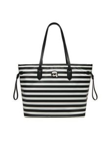KARL LAGERFELD Torebka A1W30125 Czarny. Czarne shopper bag KARL LAGERFELD, bez wzorów, z materiału, bez dodatków. Za 509,99 zł.