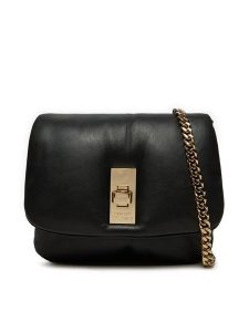 Tommy Hilfiger Torebka AW0AW16880 Czarny. Czarne torebki klasyczne TOMMY HILFIGER, bez wzorów, ze skóry, bez dodatków. Za 479,99 zł.