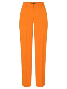 More & More Spodnie w kolorze pomarańczowym rozmiar: 34. Pomarańczowe spodnie z wysokim stanem More & More, bez wzorów, z materiału, z podwyższonym stanem. Za 73,05 zł.