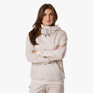 Bluza treningowa kobieca Swedemount Training Logo Hood II szybkoschnąca. Brązowe bluzy SWEDEMOUNT, bez wzorów, bez kaptura. Za 199,99 zł.