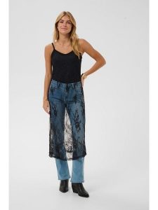 Kaffe Sukienka w kolorze czarnym rozmiar: 38. Czarne sukienki Kaffe, na co dzień, bez wzorów, z koronki, bez kołnierzyka, bez ramiączek, midi, proste. Za 104,99 zł.