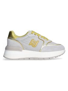 Liu Jo Sneakersy w kolorze szaro-żółtym rozmiar: 39. Szare trampki Liu Jo, bez wzorów, z materiału, bez zapięcia. Za 327,32 zł.