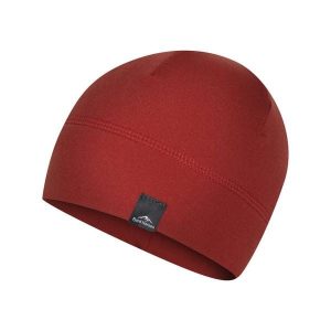 Czapka Turystyczna unisex Fjord Nansen VIK Active. Czerwone czapki Fjord Nansen, bez wzorów, z polaru, sportowe. Za 89,99 zł.