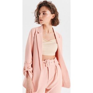 Marynarka - Kremowy. Marynarki i żakiety marki Cropp. W wyprzedaży za 79,99 zł.