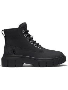 Timberland Skórzane botki "Greyfield" w kolorze czarnym rozmiar: 41. Czarne botki Timberland, bez wzorów, bez obcasa, bez zapięcia. Za 549,06 zł.