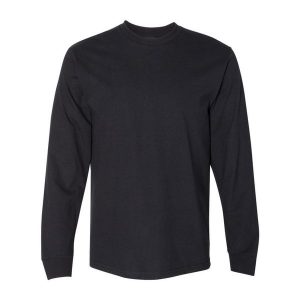 Koszulka Z Długim Rękawem Dla Dorosłych Unisex Hammer. Czarne bluzki GILDAN, xl, bez wzorów, sportowe, bez kołnierzyka, bez ramiączek. Za 66,99 zł.