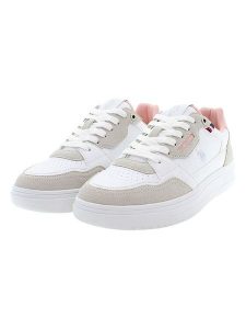 U.S. Polo Assn. Sneakersy "Kosmo" w kolorze biało-beżowym rozmiar: 36. Białe trampki U.S. Polo Assn., bez wzorów, bez zapięcia. Za 197,63 zł.
