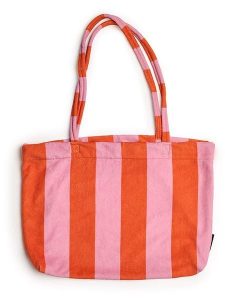 Really Nice Things Shopper bag w kolorze jasnoróżowo-pomarańczowym - 50 x 40 cm rozmiar: onesize. Pomarańczowe shopper bag Really Nice Things, bez wzorów, z materiału, bez dodatków. Za 152,83 zł.