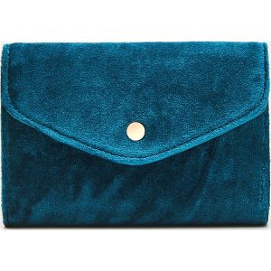 Portfel w kwiaty - Zielony. Paski marki Cropp. W wyprzedaży za 24,99 zł.