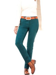 WITT WEIDEN Dżinsy - Slim fit - w kolorze morskim rozmiar: 42. Niebieskie jeansy WITT WEIDEN, z aplikacjami, ze skóry. Za 87,81 zł.