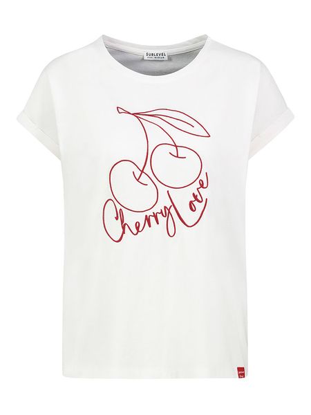 Sublevel Koszulka w kolorze białym rozmiar: XS. Białe bluzki Sublevel, xs, bez wzorów, z bawełny, bez kołnierzyka, bez ramiączek. Za 43,99 zł.