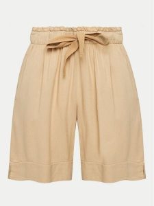 Deha Bermudy A00637 Beżowy Regular Fit. Brązowe szorty Deha, bez wzorów, z materiału. Za 239,99 zł.