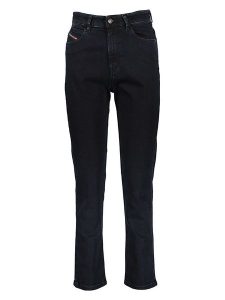 Diesel Clothes Dżinsy - Regular fit - w kolorze granatowym rozmiar: W25/L32. Niebieskie jeansy Diesel Clothes, z aplikacjami, ze skóry, z podwyższonym stanem. Za 314,45 zł.