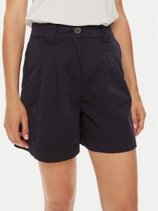 HUGO Szorty materiałowe Hanicola-1-D 50489969 Granatowy Relaxed Fit. Niebieskie szorty Hugo, bez wzorów, z bawełny. Za 349,99 zł.