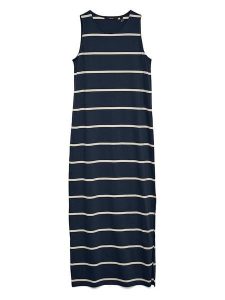 Vero Moda Sukienka w kolorze granatowym rozmiar: M. Niebieskie sukienki Vero Moda, na co dzień, m, bez wzorów, z bawełny, bez kołnierzyka, bez ramiączek, maxi, proste. Za 104,89 zł.