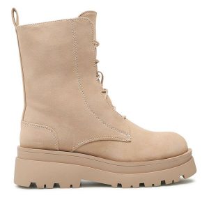 Trapery Jenny Fairy. Brązowe buty zimowe Jenny Fairy, bez obcasa, bez zapięcia. Za 143,99 zł.