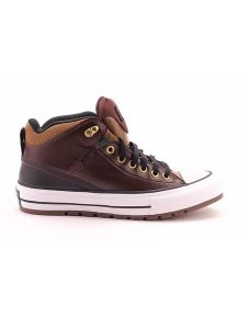 Converse Sneakersy "Street Boot" kolorze ciemnobrązowym rozmiar: 43. Brązowe trampki Converse, bez wzorów, za kostkę, bez zapięcia. Za 249,45 zł.