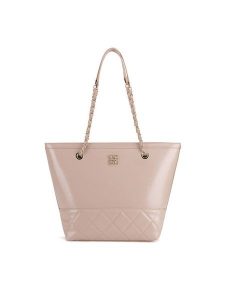 Nine West Torebka BW2A0079 Beżowy. Brązowe shopper bag Nine West, bez wzorów, z tworzywa sztucznego, bez dodatków. Za 229,99 zł.