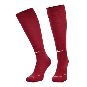 Skarpety Piłkarskie Unisex Dla Dorosłych Classic II Cush OTC. Czerwone skarpetki Nike, bez wzorów. Za 66,99 zł.