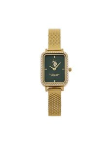 U.S. Polo Assn. Zegarek Odette USP8391GR Złoty. Żółte, analogowe zegarki U.S. Polo Assn. Za 429,99 zł.