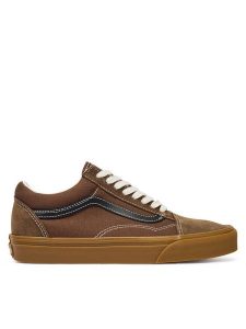 Vans Tenisówki Old Skool VN000Z90FST1 Brązowy. Brązowe trampki Vans, bez wzorów, z materiału, bez zapięcia. Za 399,99 zł.