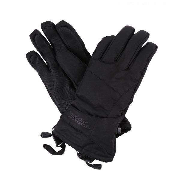 Rękawiczki wodoodporne Transition Gloves III. Czarne rękawiczki Regatta, bez wzorów. Za 172,30 zł.