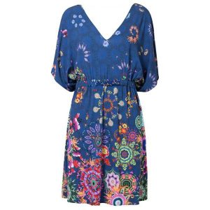 Desigual Sukienka Damska Vest Harvir M Ciemnoniebieska. Sukienki marki Desigual. Za 249,00 zł.
