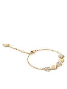 Guess Bransoletka JUBB06 071JW Złoty. Żółte bransoletki Guess, metalowe. Za 294,99 zł.