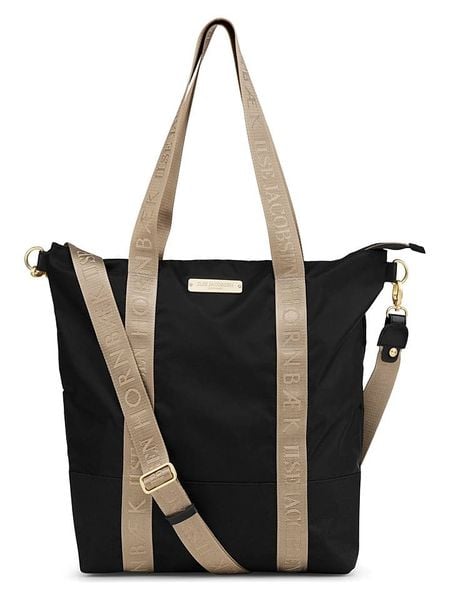 Ilse Jacobsen Shopper bag w kolorze czarnym - 42 x 45 cm rozmiar: onesize. Czarne shopper bag Ilse Jacobsen, bez wzorów, z materiału, na ramię, bez dodatków. Za 170,07 zł.