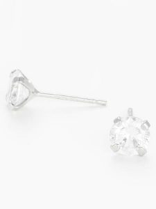 OR ÉCLAT Złote kolczyki-wkrętki "Simply You" z cyrkoniami rozmiar: onesize. Szare kolczyki OR ÉCLAT, z cyrkonią, złote. Za 347,99 zł.