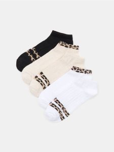 Skarpetki krótkie 5 pack - wielobarwny. Skarpetki Sinsay, bez wzorów. Za 15,99 zł.