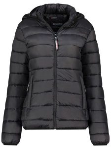 Geographical Norway Kurtka pikowana "Atikoclerc" w kolorze czarnym rozmiar: XXL. Czarne kurtki Geographical Norway, xxl, bez wzorów, bez kaptura. Za 158,10 zł.