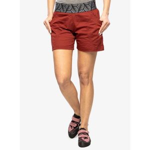 Spodenki damskie Ocun Pantera Organic Shorts. Czerwone szorty Ocun, bez wzorów. Za 214,99 zł.