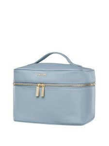 Puccini Kosmetyczka w kolorze błękitnym - 25 x 18 x 18 cm rozmiar: onesize. Niebieskie kosmetyczki Puccini, bez wzorów, z materiału. Za 135,81 zł.