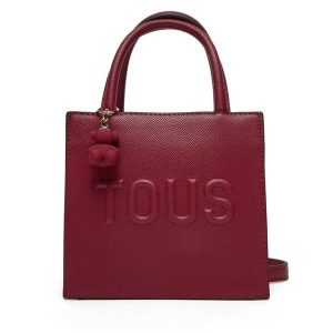 Torebka TOUS. Czerwone torebki klasyczne Tous, bez wzorów, bez dodatków. Za 307,99 zł.