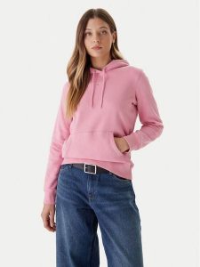 Tommy Jeans Bluza Linear DW0DW21963 Różowy Regular Fit. Czerwone bluzy Tommy Jeans, s, bez wzorów, z bawełny, bez kaptura. Za 299,99 zł.