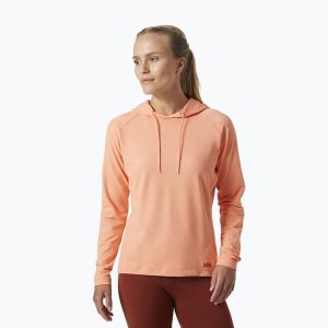 Bluza trekkingowa damska Helly Hansen Verglas Light Hoodie. Brązowe bluzy Helly Hansen, bez wzorów, bez kaptura. Za 149,99 zł.