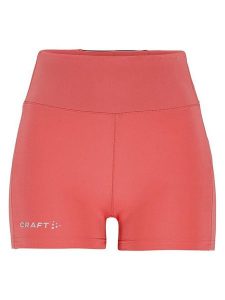 Craft Szorty sportowe "ADV Essence Hot" w kolorze czerwonym rozmiar: S. Czerwone spodenki sportowe Craft, s, bez wzorów, outdoorowe. Za 82,99 zł.