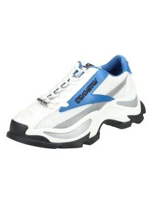 Steve Madden Sneakersy w kolorze biało-niebieskim rozmiar: 39. Białe trampki Steve Madden, bez wzorów, bez zapięcia. Za 217,99 zł.